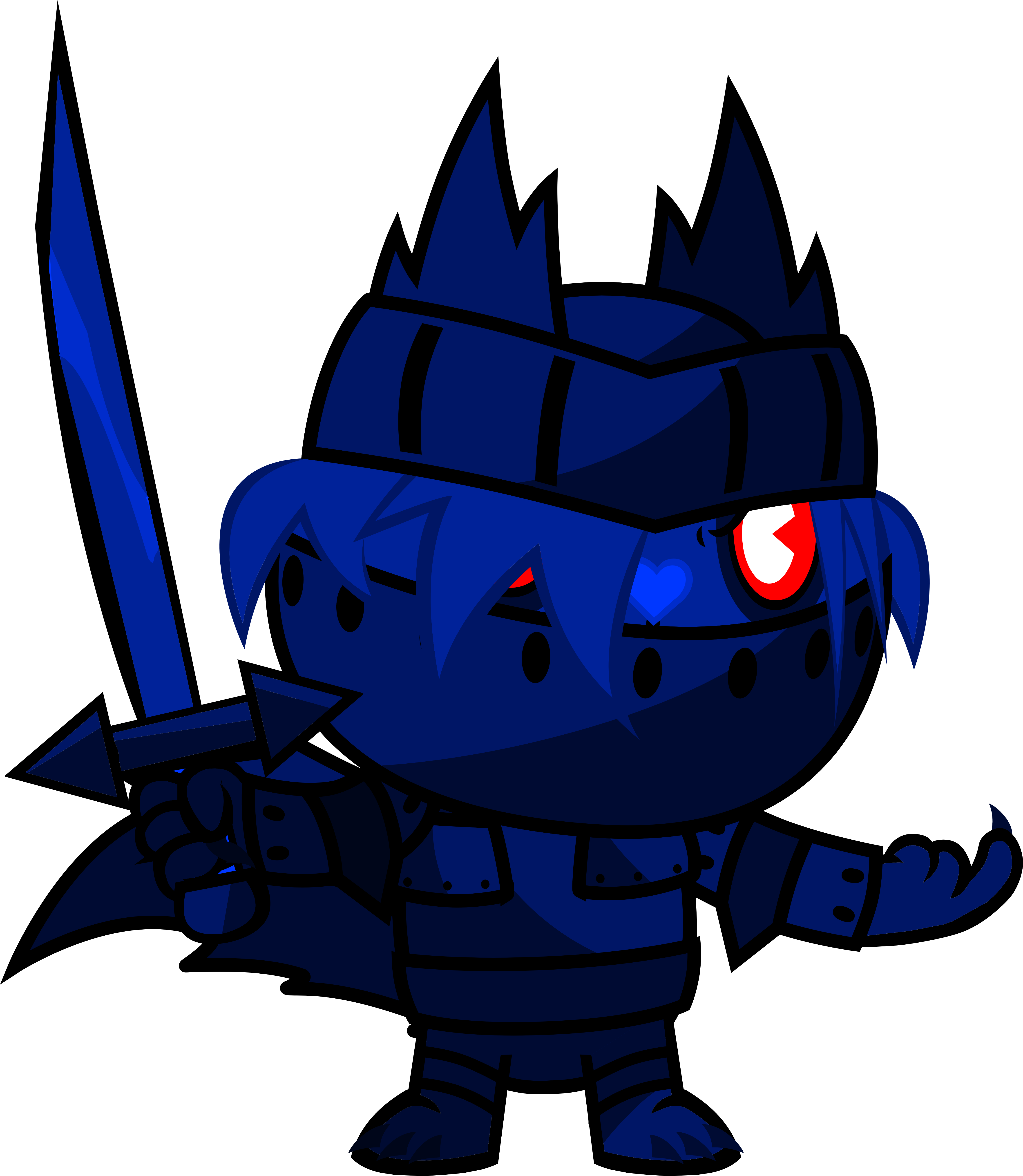 Blue Htf Character HTF OC: Midnight (The Blue Knight) by XxneonisawesomexX on DeviantArt