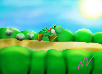 Yoshi's Story Painting