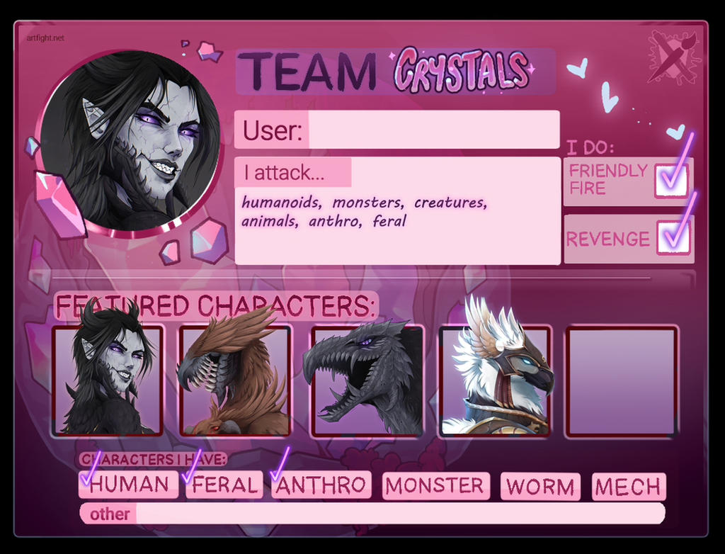 Art Fight 2025 - Team Crystals