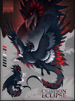 Crimson Eclipse - Collab Adoptable Auction |CLOSED|