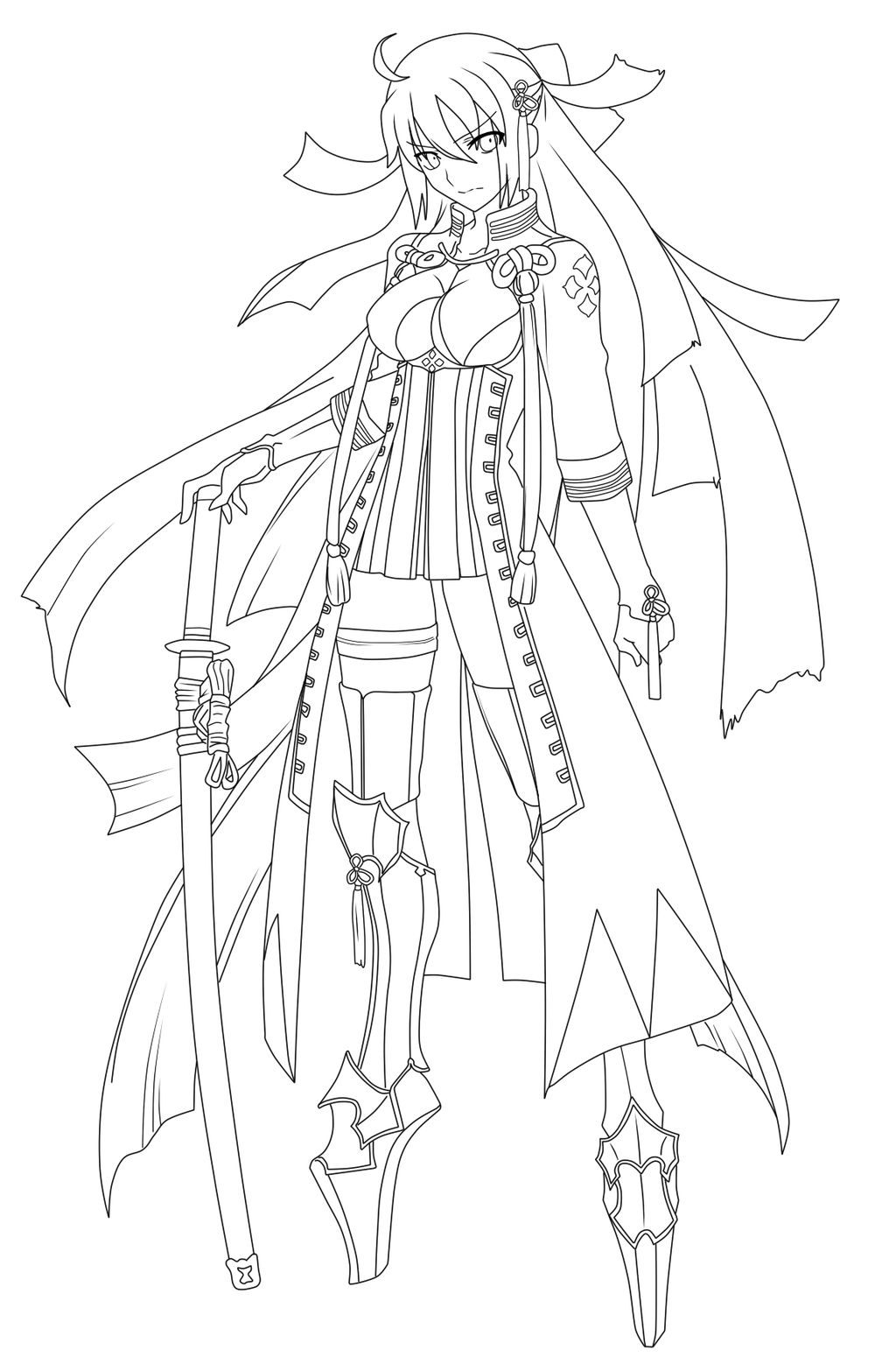 Devil Saber Lineart By Cerberusyuri On Deviantart Devil Saber Lineart By Cerberusyuri On Deviantart