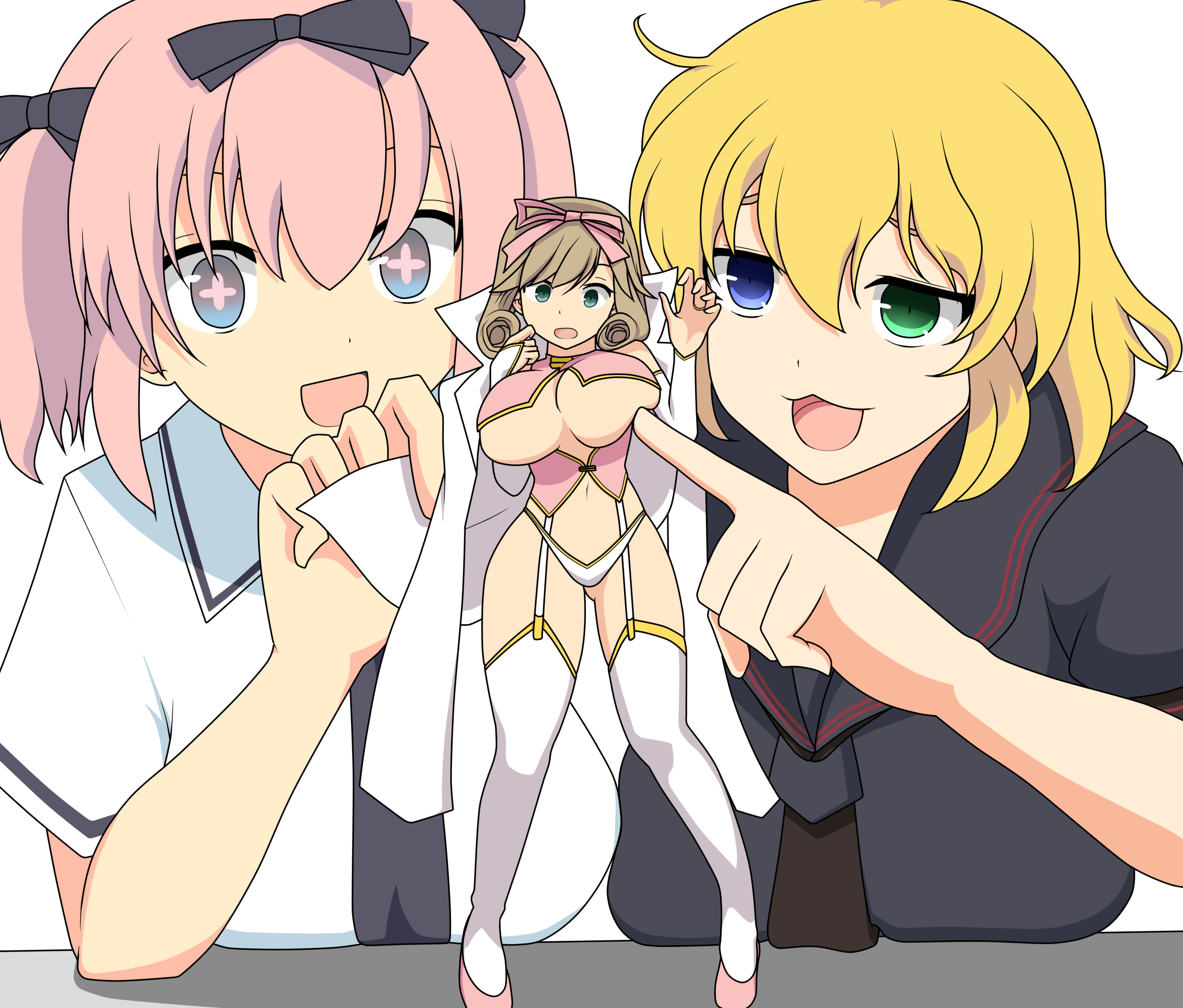 Ryouna, Haruka and Hibari