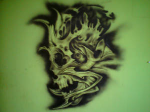 Airbrush Skull 2