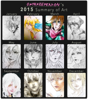 2015 summary of my art!