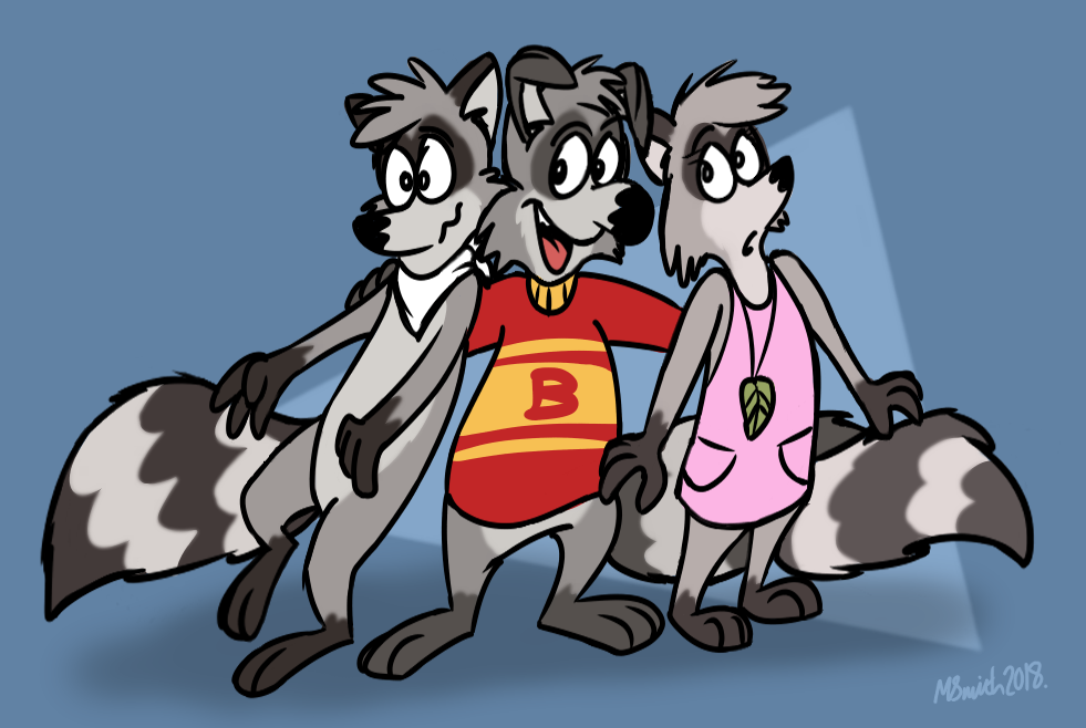 Raccoons Return by FreyFox