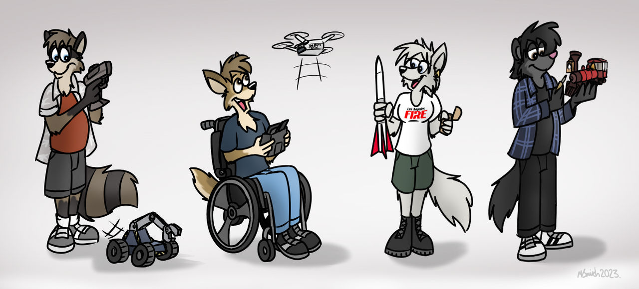 Incomplete Control - Character Model Sheet by FreyFox on DeviantArt