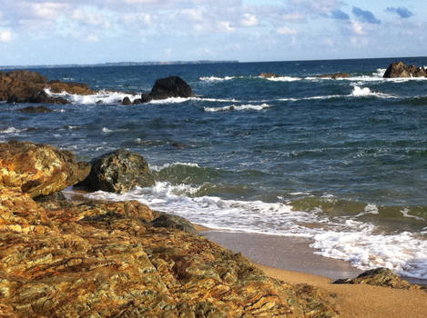 Waves and rocks