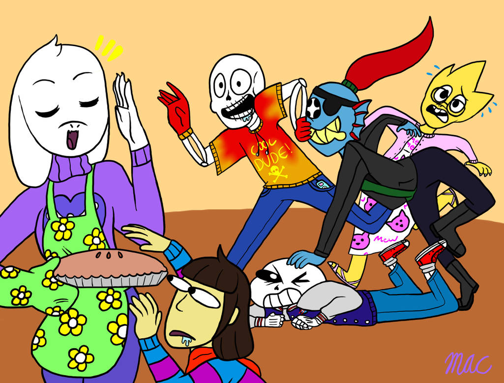 Draw The Squad Meme (Undertale) by LunarWingLatias on DeviantArt