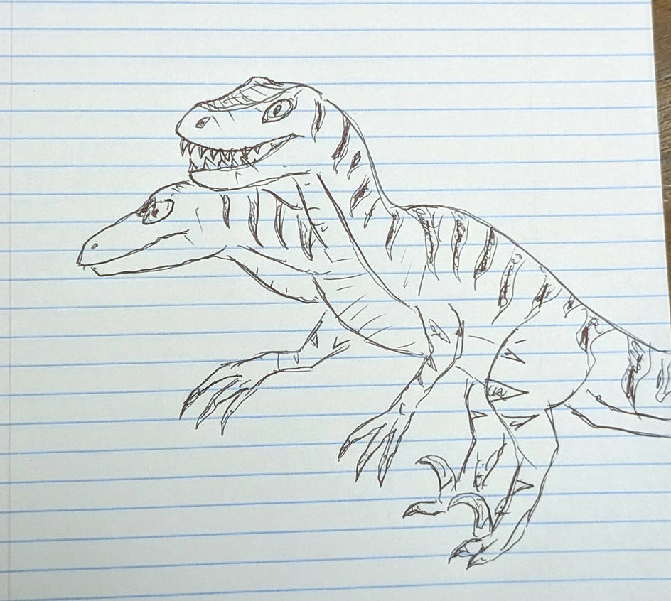 Two Head Raptor JWR: Two-headed raptor by Redesigner3 on DeviantArt