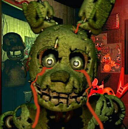 Spring Trap Scared Face Springtrap Scare by dragonblade122 on DeviantArt
