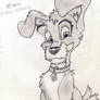 Scamp Drawing by Anthro Teacher (2001)