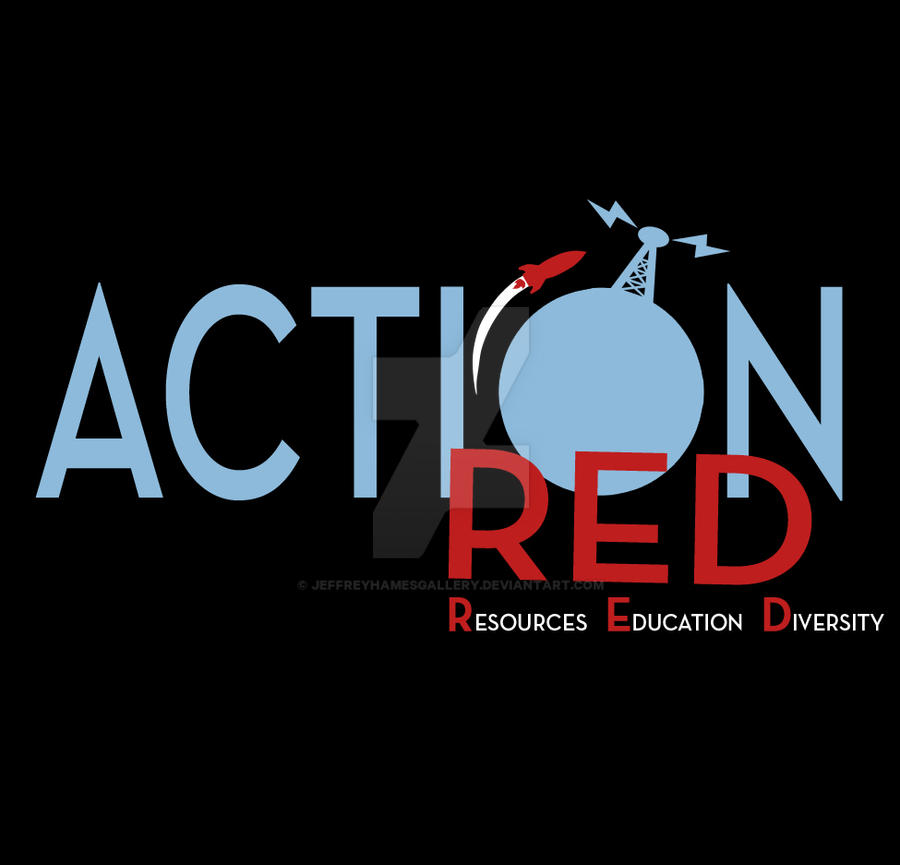 ActionRED minimalist logo