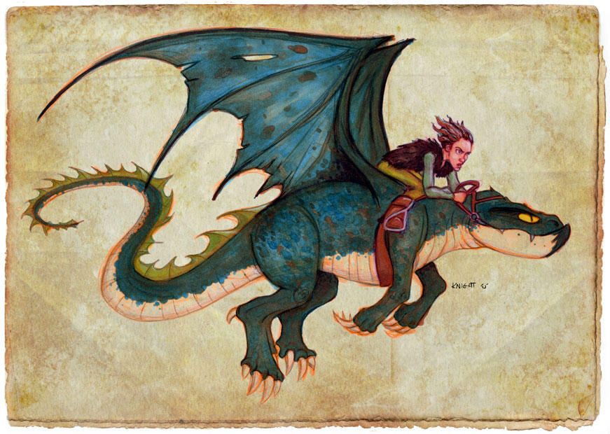 Dragon Rider Design The Dragon Rider by TheArtofAdamKnight on DeviantArt