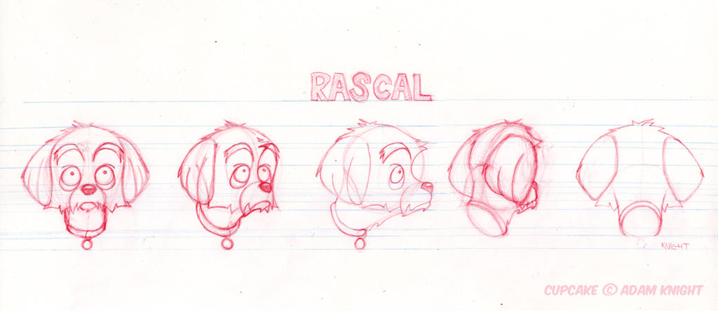 Cartoon Rascal Drawing Rascal - Head Turnaround by TheArtofAdamKnight on DeviantArt