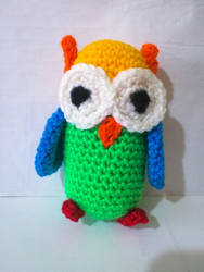 Rainbow Owl Plush