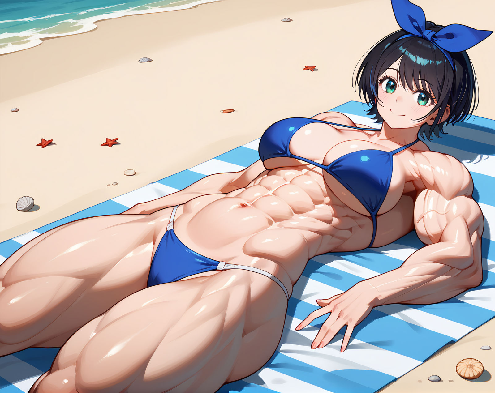 Ruka Sarashina swimsuit 01
