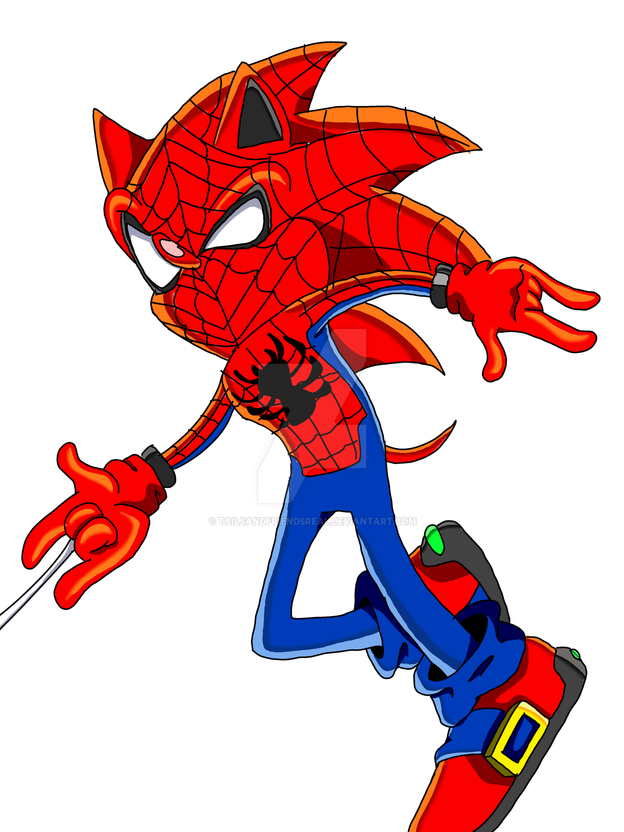 Spider Sonic By TailsandFriendsReal On DeviantArt spider-sonic-by-tailsandfriendsreal-on-deviantart