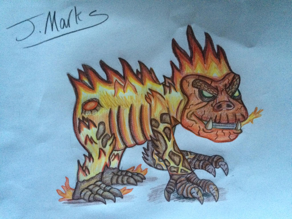 Fire troll by jamaniace on DeviantArt