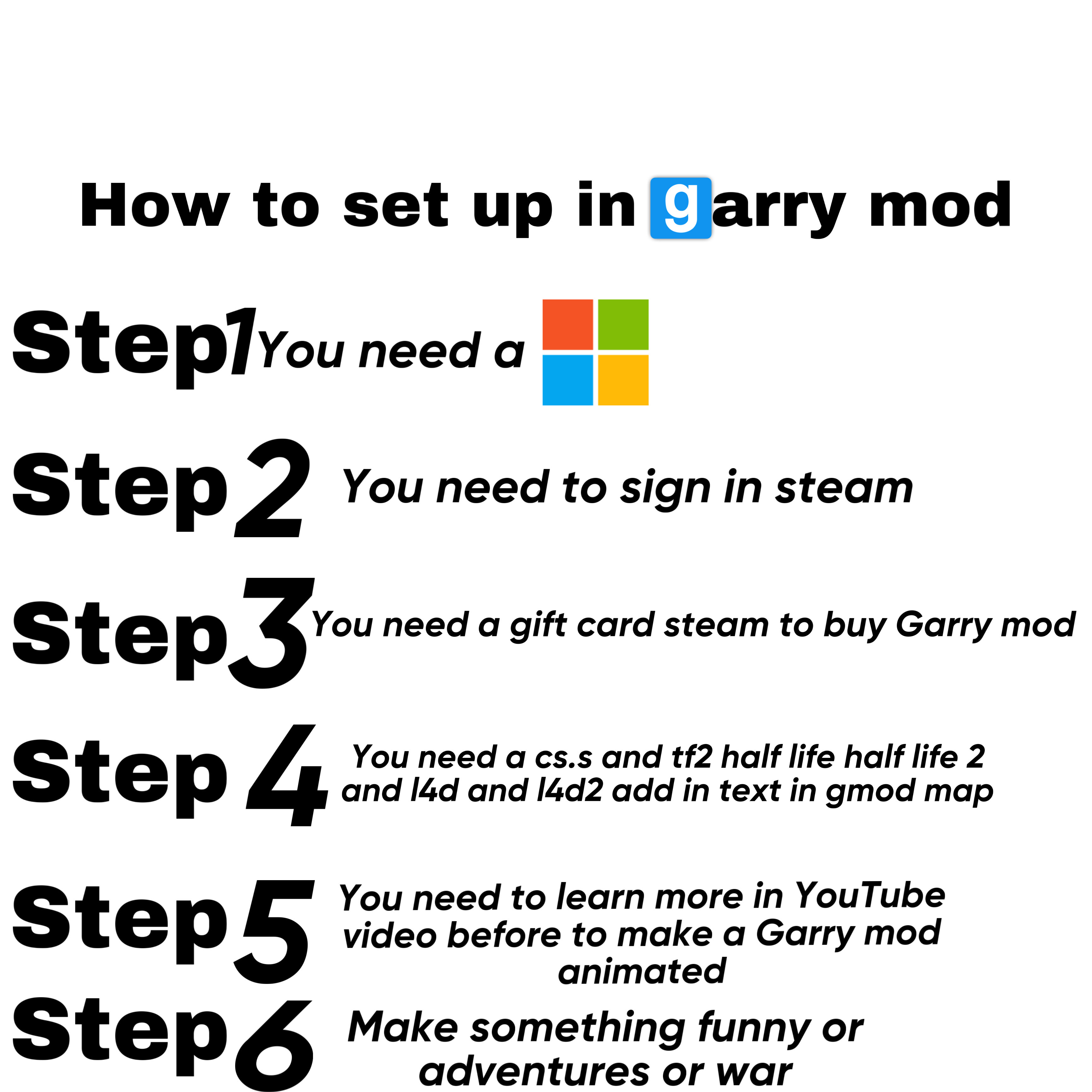Garry's Mod Font