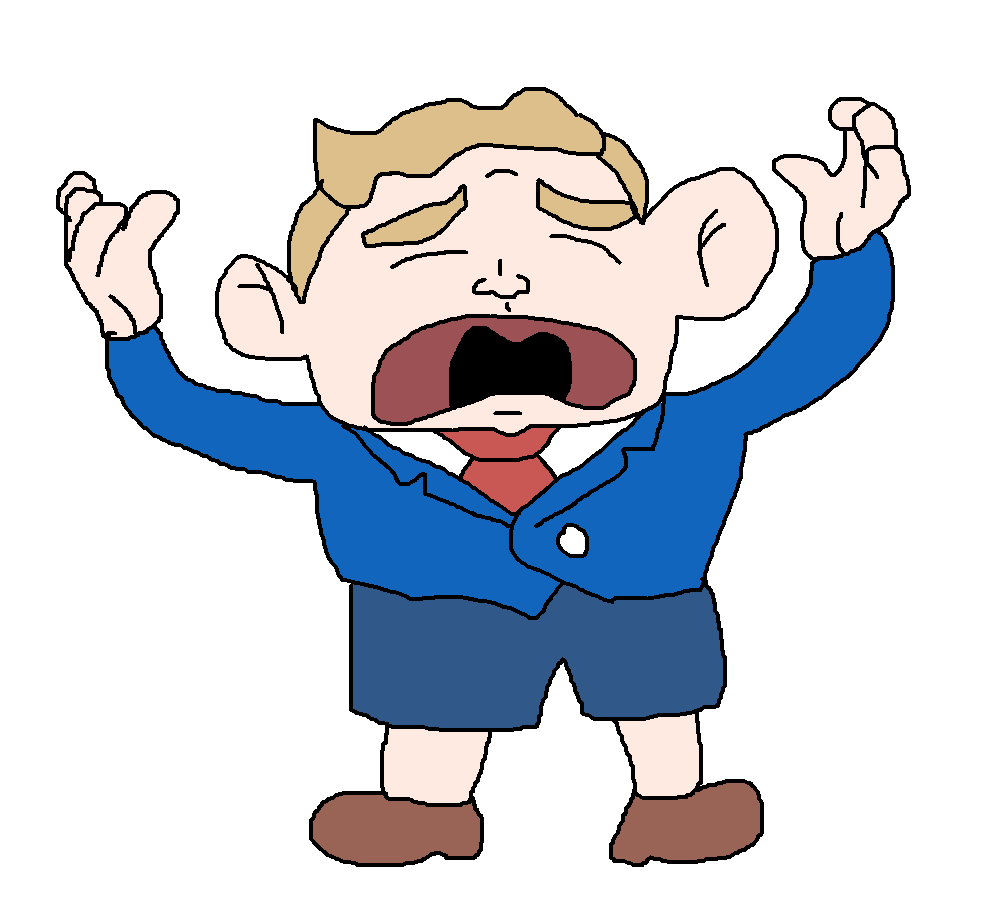 Ls George Meme Lil George Screaming by ElmodaRedGuy95 on DeviantArt