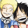 Older Brother__Sabo and Luffy