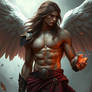 A Beautiful Dark Male Angel of Lust