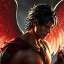 A Beautiful Dark Male Angel of Lust