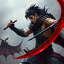 Knight fighting with a vampire 4