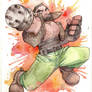 FF7 Barret Watercolour