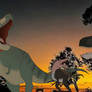 Loid Yor and Anya Last T-Rexes Roaring Prehistoric