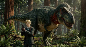 Loid Forger Normal and Tyrannosaurus Rex Crossover
