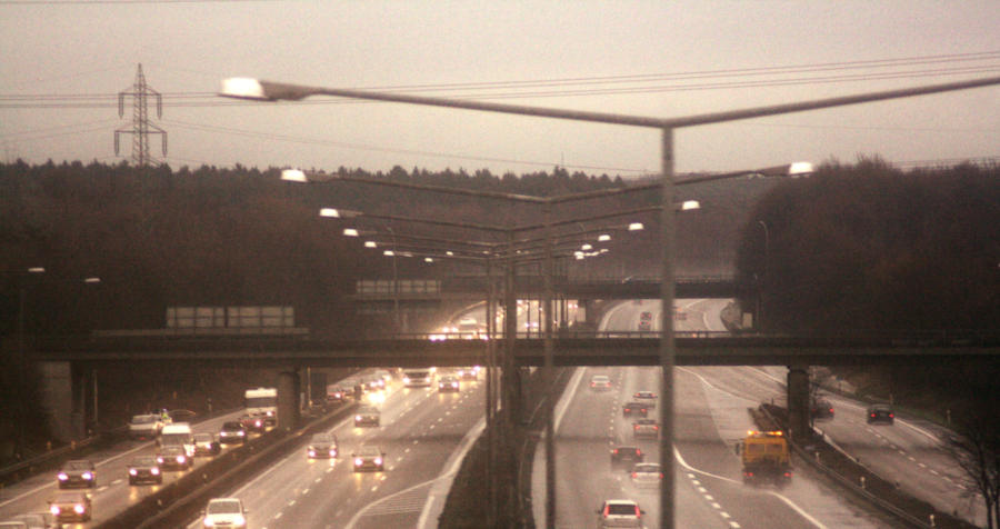 Fahren auf der Autobahn