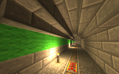 My Minecart Tunnel [Minecraft]