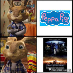 E.B (Hop) Hates Peppa Pig But Likes Transformers