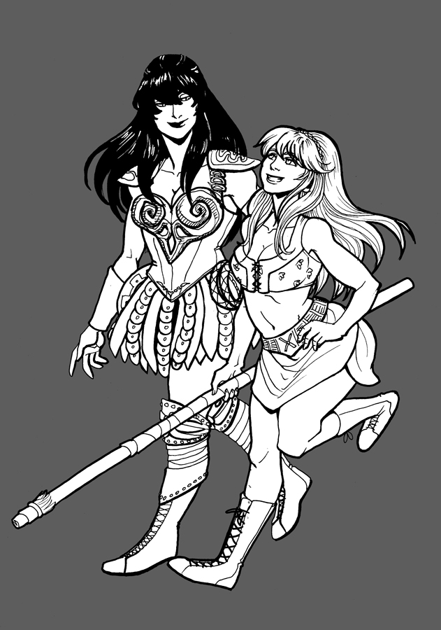 Xena and Gabrielle