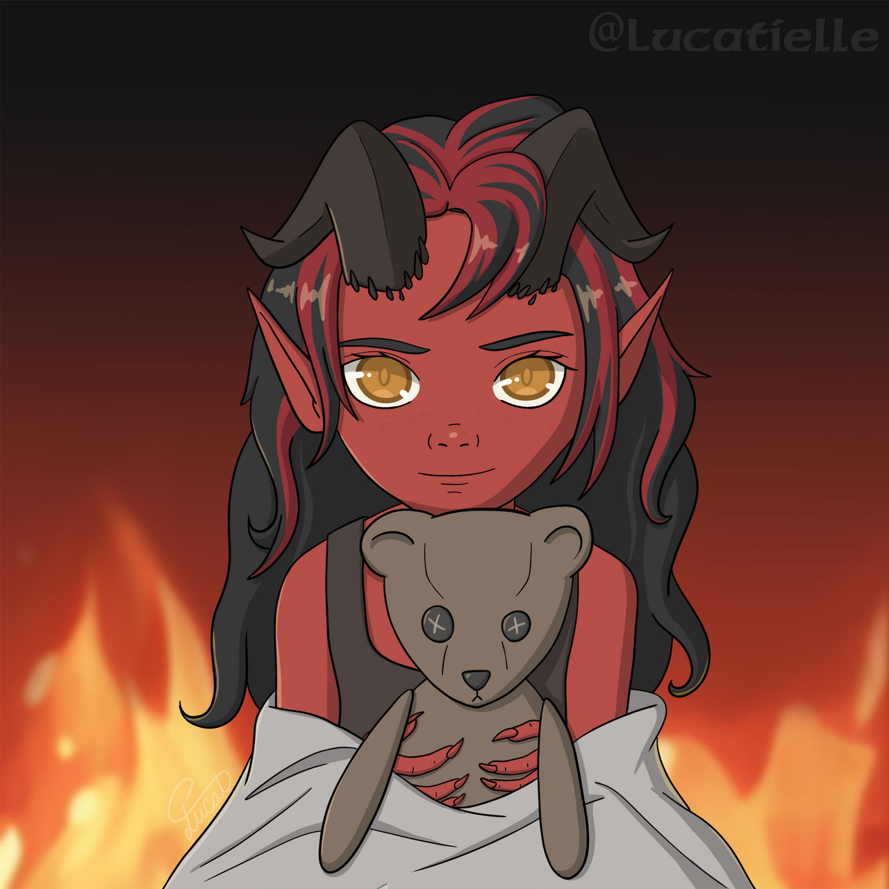 Deviantart Karlch Cute little Karlach with Clive by Lucatielle on DeviantArt