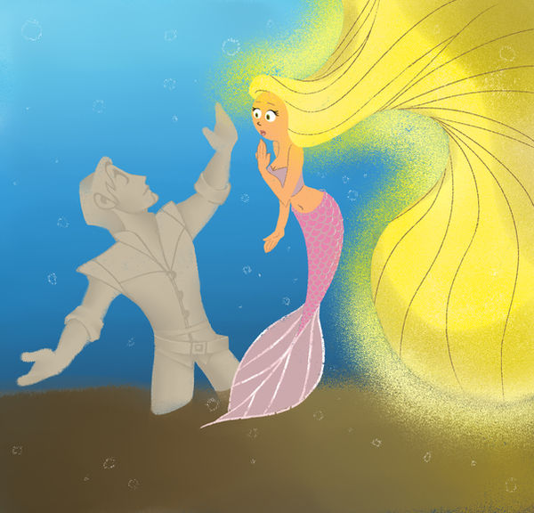 tangled under the sea