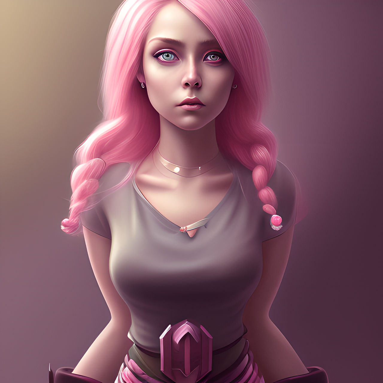 Pink Hair Unity pink hair by LebanonJon on DeviantArt