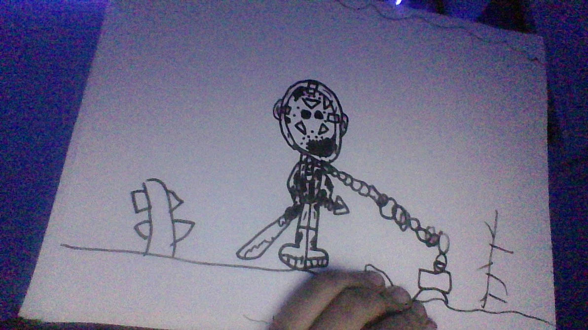 Jason Voorhees mask broken by smiledog61 on DeviantArt