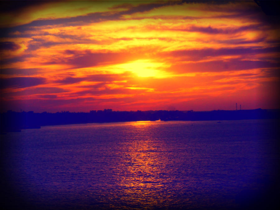 Sunset Distorted Distorted Sunset by iHeartTrains on DeviantArt