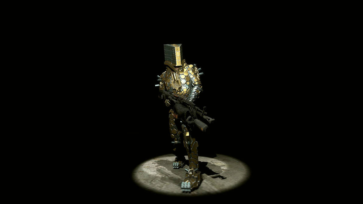 Wolfenstein Da'at Yichud Power Suit by EchoVirus1 on DeviantArt