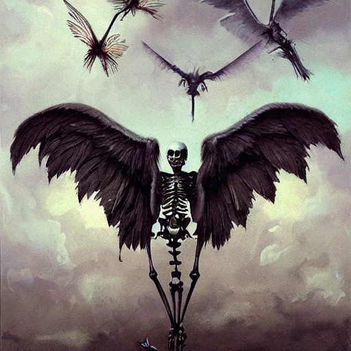 Skkeleton Wing Skeleton with wings 1 by Y2K2014 on DeviantArt