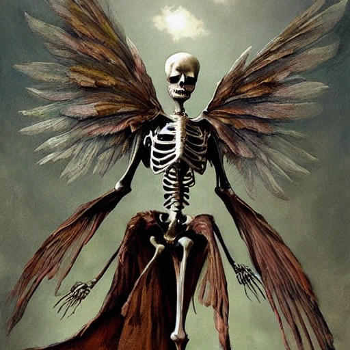 Skkeleton Wing Skeleton with wings 2 by Y2K2014 on DeviantArt