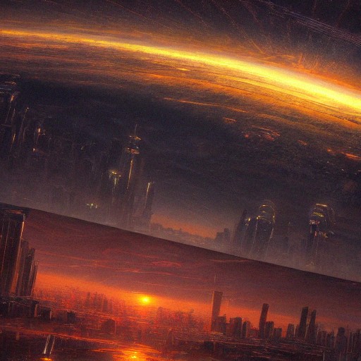 Sunset Over An Ancient Advanced Civilization 0 by Y2K2014 on DeviantArt