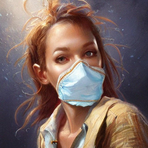 Nurse surgical mask portrait 3 (1) by Y2K2014 on DeviantArt