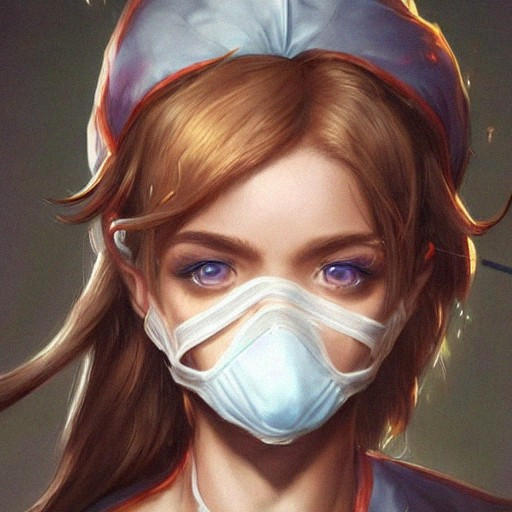 Nurse surgical mask pretty eyes 3 by Y2K2014 on DeviantArt