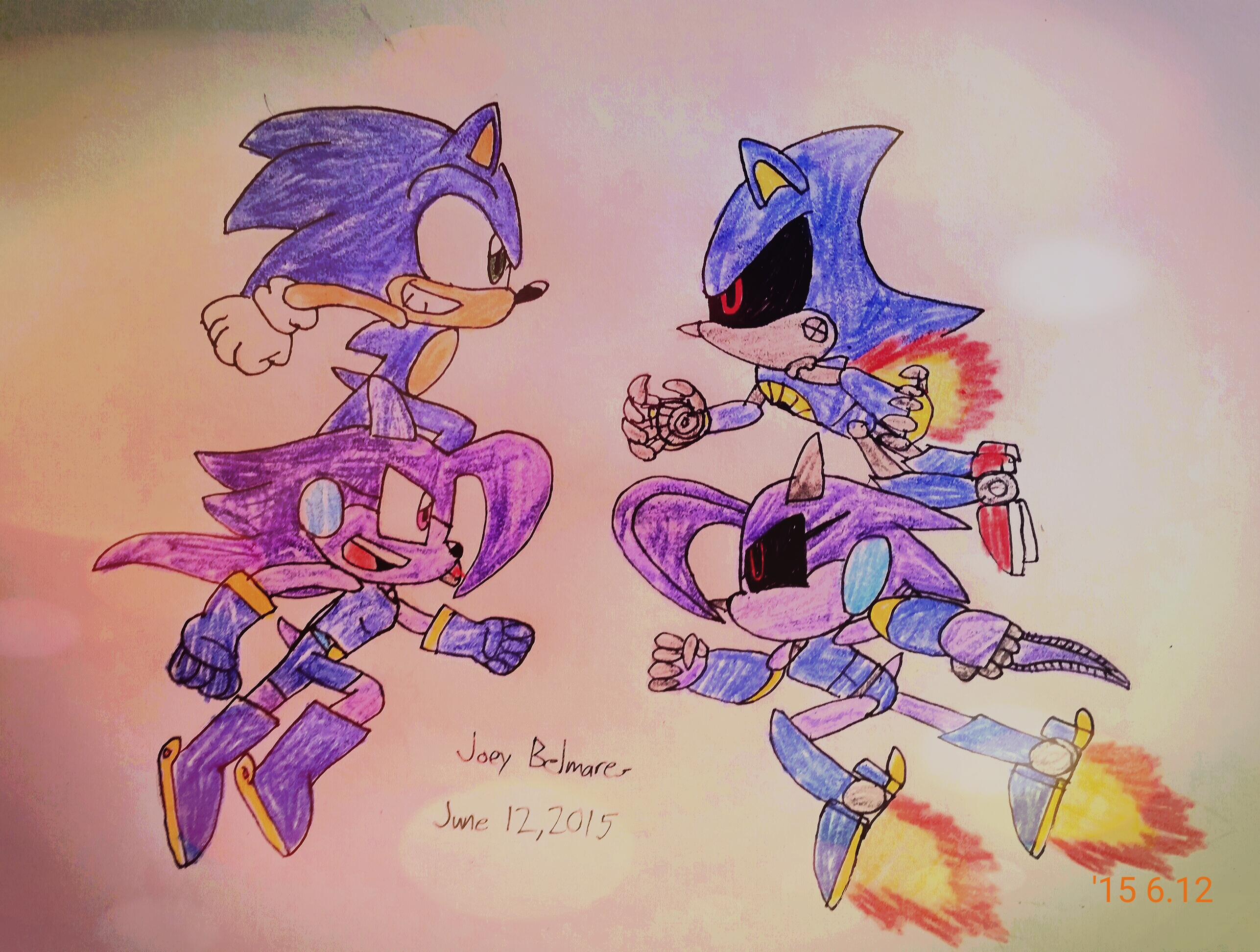 AT Sonic And Lilac Vs Metal By JoeyB1001 On.
