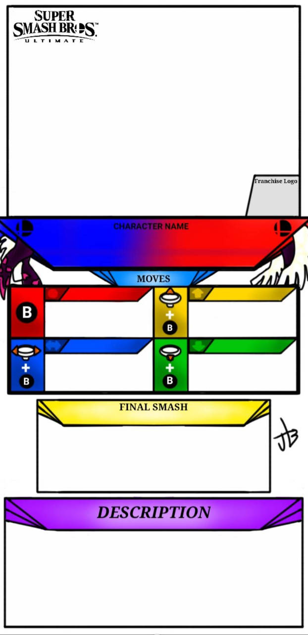 SUPER SMASH BROS. ULTIMATE: CHARACTER TEMPLATE by JoeyB1001 on DeviantArt