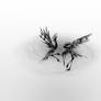 Crane Wallpaper White