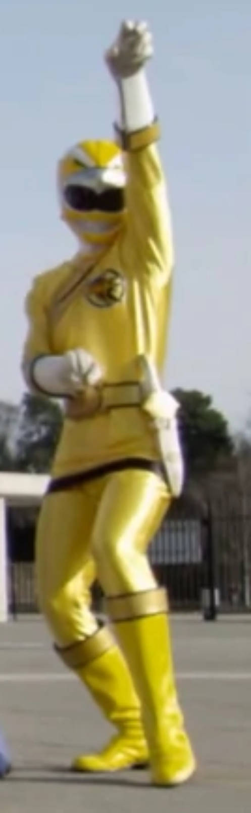 Yellow Wild Force Ranger (skirted version) by Mal1263 on DeviantArt